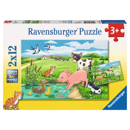 Baby Farm Animals - RAV-075829 - Ravensburger - Puzzles for little ones - Le Nuage de Charlotte