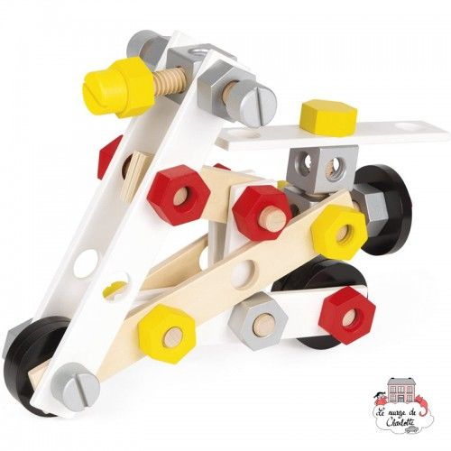 Redmaster DIY Barrel - 100 Pieces - JAN-J06486 - Janod - Wooden blocks and boards - Le Nuage de Charlotte