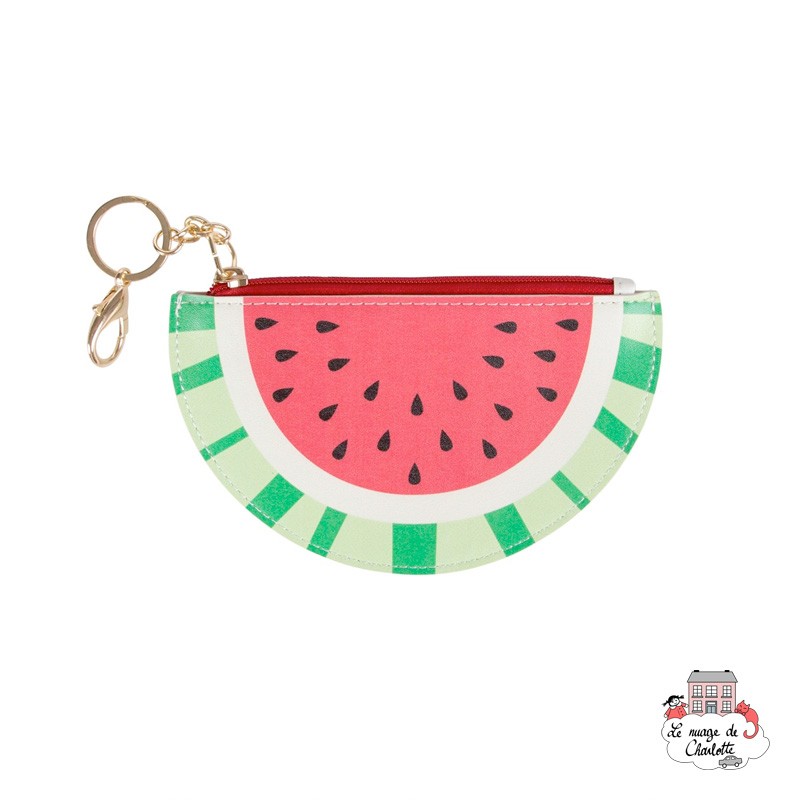 Keyring / Coin Purse Tropical Watermelon - S&B-FRAN058 - Sass & Belle - Wallet - Le Nuage de Charlotte