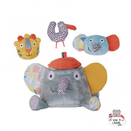 Ziggy the activity elephant - EBU-E80004 - ebulobo - Activity Toys - Le Nuage de Charlotte