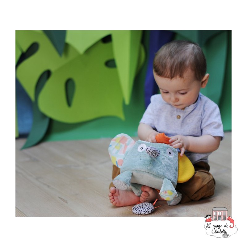 Ziggy the activity elephant - EBU-E80004 - ebulobo - Activity Toys - Le Nuage de Charlotte