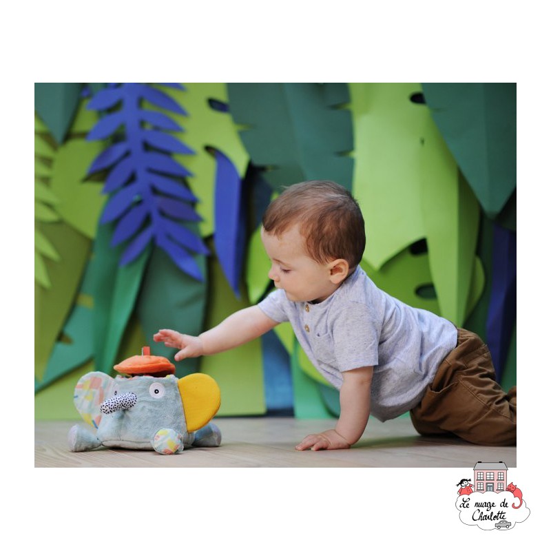 Ziggy the activity elephant - EBU-E80004 - ebulobo - Activity Toys - Le Nuage de Charlotte