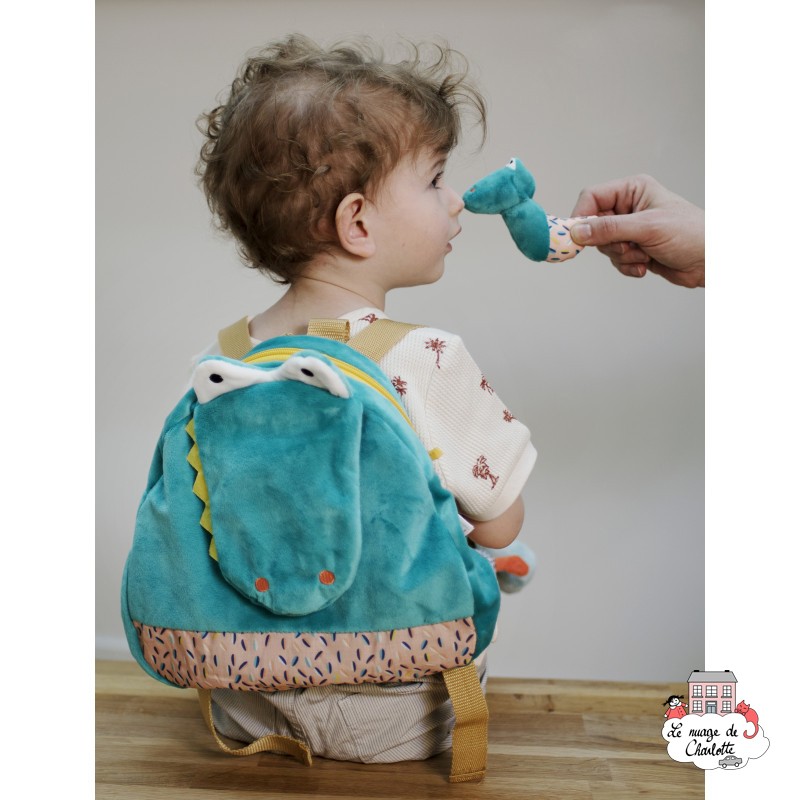 Crocodile backpack - EBU-E80013 - ebulobo - Backpacks - Le Nuage de Charlotte