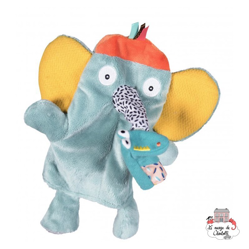 Elephant Hand puppet - EBU-E80014 - ebulobo - Hand Puppets - Le Nuage de Charlotte