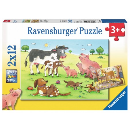 Happy Animal Families - RAV-075904 - Ravensburger - Puzzles for little ones - Le Nuage de Charlotte