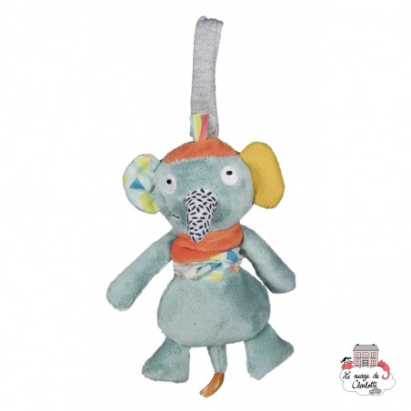 Ziggy l’éléphant vibreur - EBU-E80020 - ebulobo - Jouets d'activité - Le Nuage de Charlotte