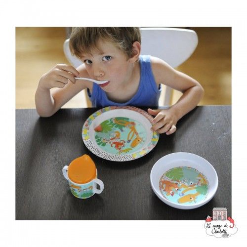 Jungle Boogie Assiette - EBU-85001 - ebulobo - Assiettes et Bols - Le Nuage de Charlotte