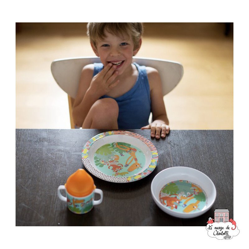 Jungle Boogie Assiette - EBU-85001 - ebulobo - Assiettes et Bols - Le Nuage de Charlotte