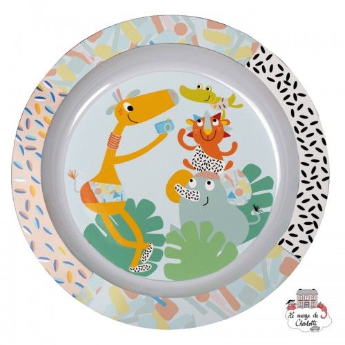 Jungle Boogie Assiette - EBU-85001 - ebulobo - Assiettes et Bols - Le Nuage de Charlotte