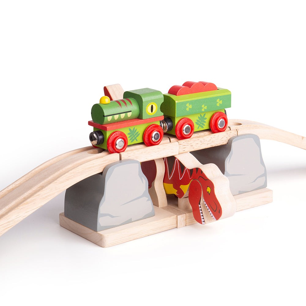 Acheter T-Rex Bursting Bridge - Wooden Railway and Trains - Bigjigs...