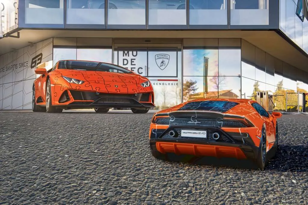 Acheter Puzzle 3D - Lamborghini Huracán EVO orange [140] - Puzzles