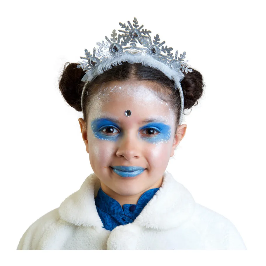 Palette de maquillage Grim'Tout - Sans paraben - Reine des neiges - 9  fards, 1 pinceau - Kit maquillage enfant - Creavea