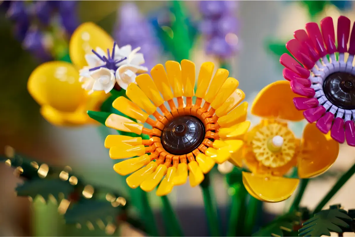 Acheter Icons - Bouquet de fleurs sauvages - Briques Lego et autres
