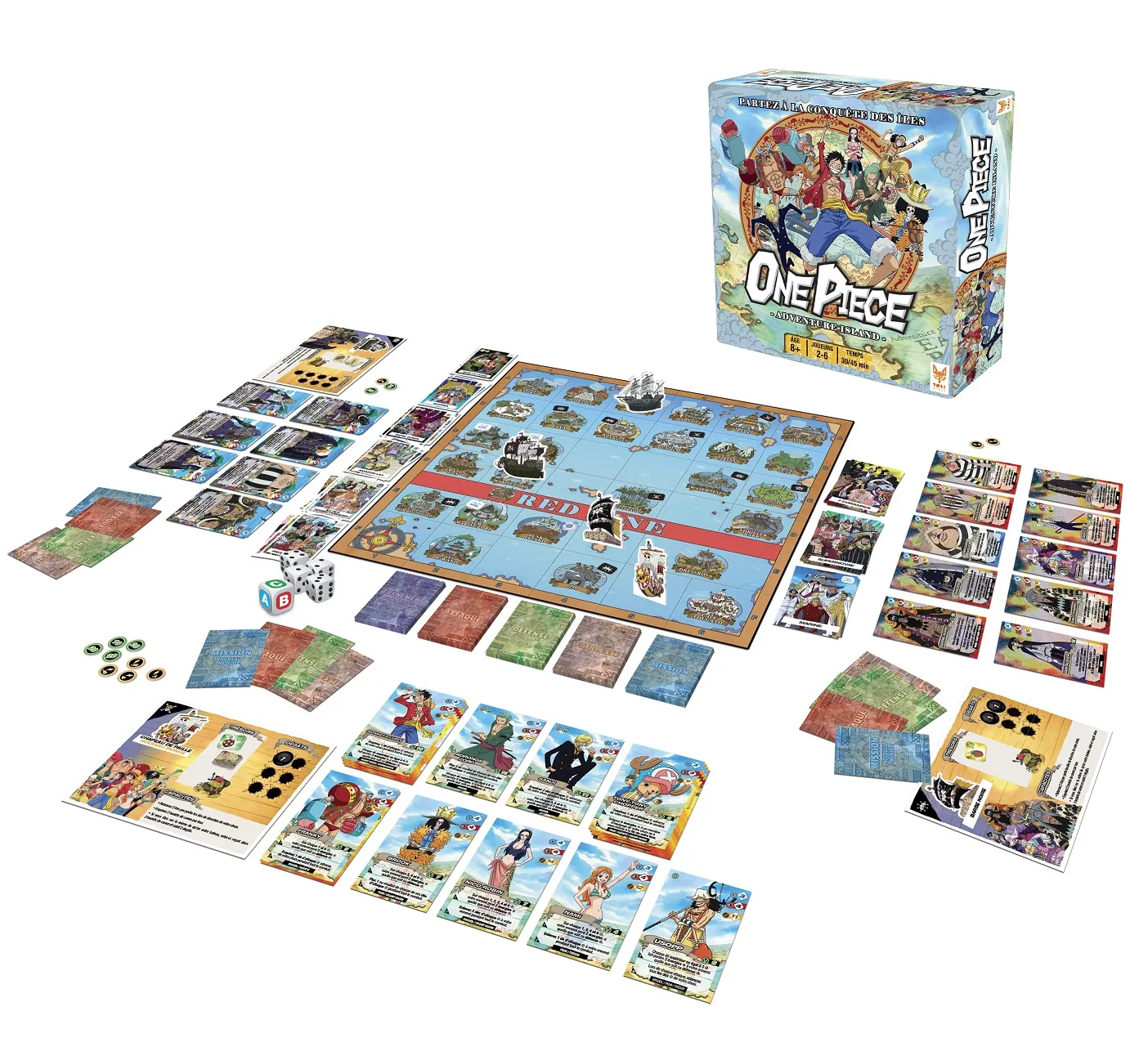 Acheter One Piece – Adventure Island - Board Games - Topi Games - L...